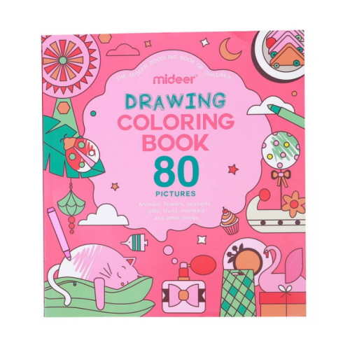 Kniha maľovaniek pre dievčatá 80 strán