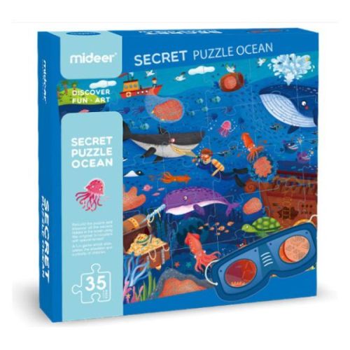 Detektivní puzzle Oceán 35 dílků
