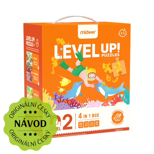 LEVEL UP! 02 - Dovolenka puzzle 4v1