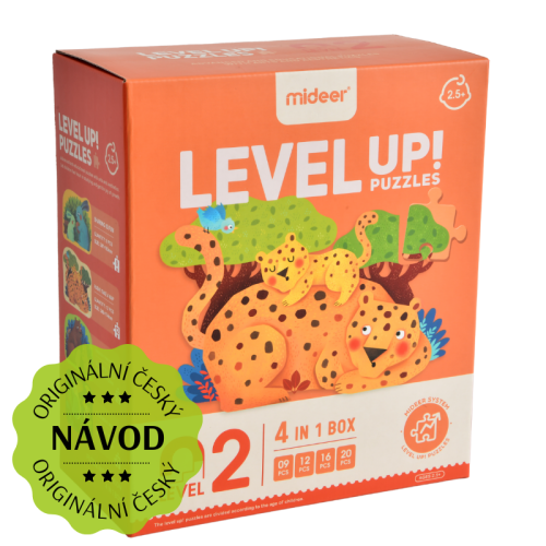 LEVEL UP! 02 - Zvířecí rodinky - Puzzle