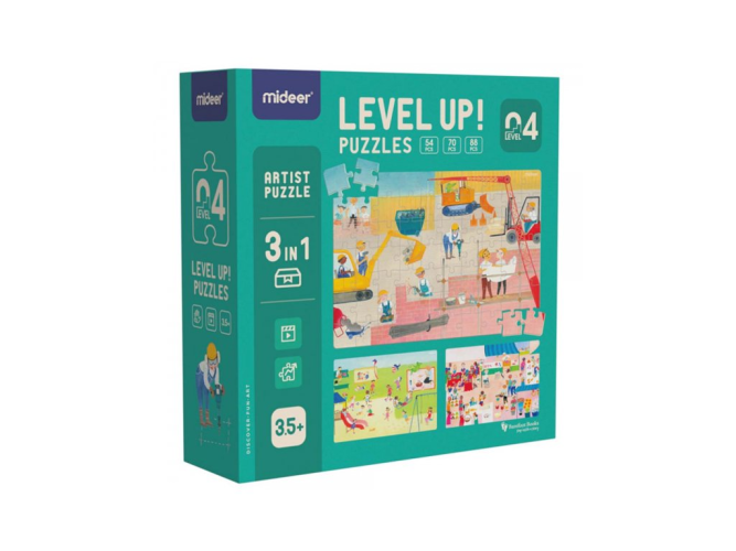 LEVEL UP! 04 - Motivy města - Puzzle - POŠKOZENÝ OBAL