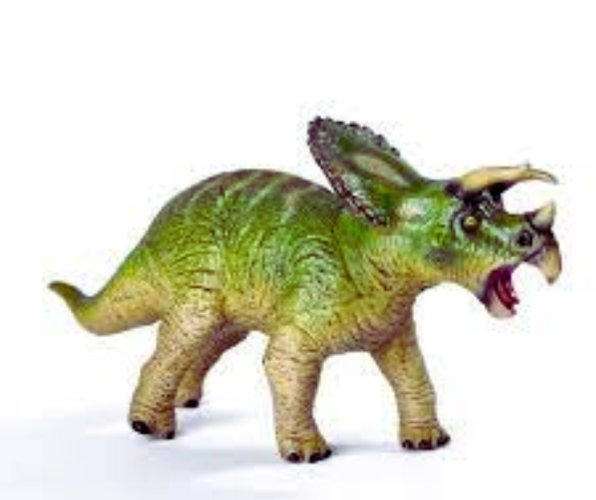 Velký model dinosaura - Triceratops