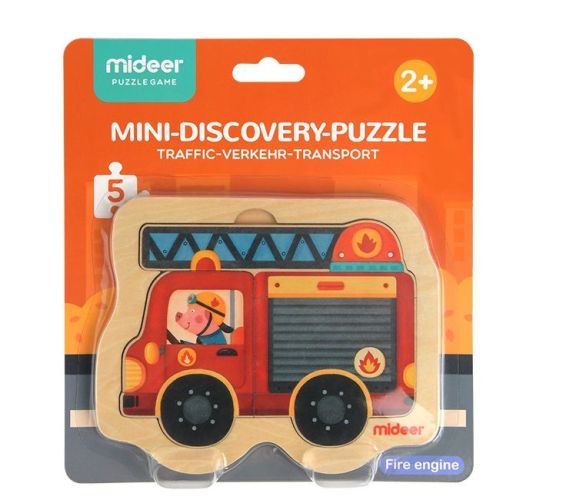 Baby puzzle Požiarnické vozidlo 5 dielikov