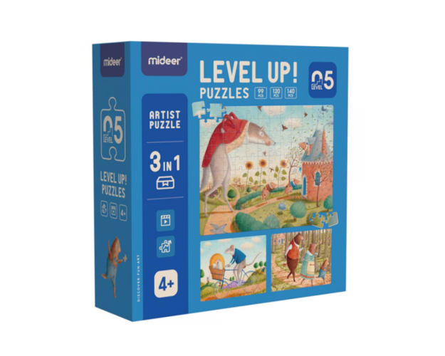 LEVEL UP! 05 - Zvířecí hrdinové - Puzzle
