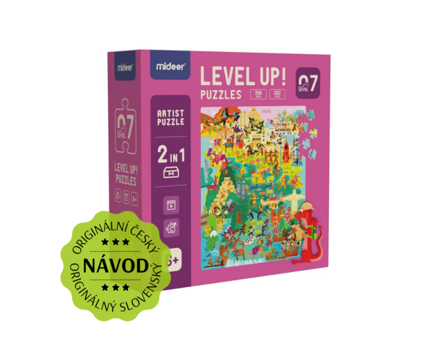 LEVEL UP! 07 - Umelecká séria puzzle 2v1