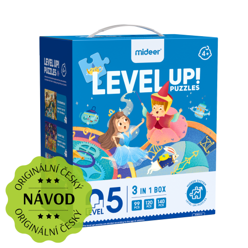 LEVEL UP! 05 - Rozprávkový svet puzzle 3v1