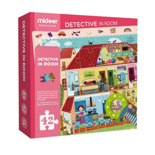 Detektivní puzzle - Detektiv v pokoji - 42ks