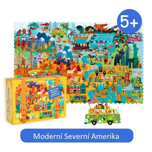 Moderní Severní Amerika  puzzle 180 dílků