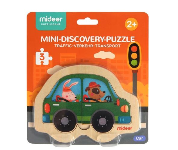 Mini puzzle Auto 3 dílky
