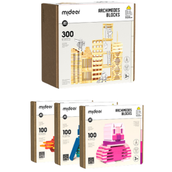 SADA BLOCKS stavební kostky + barvy 600 ks