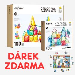 SADA Stavebnice 100 ks + stavebnice Zvířátka 40 ks