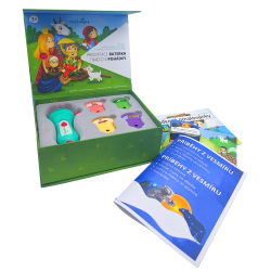 SADA Detská premietacia baterka 8 tradičných rozprávok I