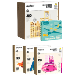 SADA BLOCKS stavební kostky + barvy 600 ks + spojky