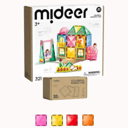 SADA Stavebnice Naše rodina 32 ks + Magnetické dílky hřejivé CELKEM 52ks