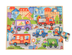 Doprava vkladacie puzzle 9ks